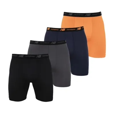 New Balance Mens 4 Pack Boxer Briefs