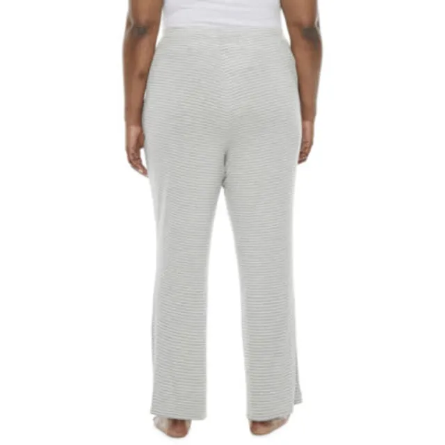 Ambrielle Womens Plus Sleeveless 2-pc. Pant Pajama Set