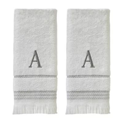 Saturday Knight Casual Monogram 2-pc. Hand Towel