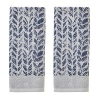 Saturday Knight Distressed Leaves 2-pc. Hand Towel