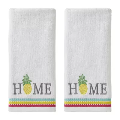 Saturday Knight Pineapple Home 2-pc. Hand Towels