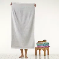 Saturday Knight Subtle Striped Bath Towel