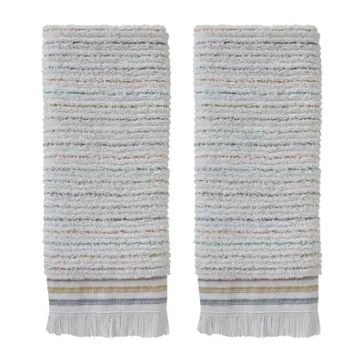 Saturday Knight Subtle Stripe 2-pc. Hand Towel