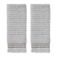 Saturday Knight Subtle Stripe 2-pc. Hand Towel