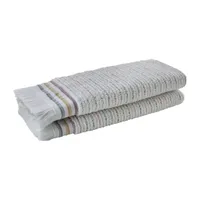 Saturday Knight Subtle Stripe 2-pc. Hand Towel