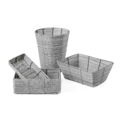 Baum Aurora Faux Wicker Vanity Tray