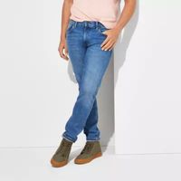 mutual weave Mens Stretch Fabric Slim Fit Jean