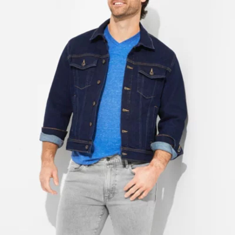 mutual weave Stretch Mens Denim Jacket