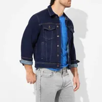 mutual weave Stretch Mens Denim Jacket