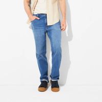 mutual weave Mens Stretch Fabric Tapered Leg Athletic Fit Jean