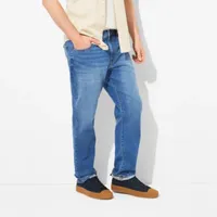 mutual weave Mens Stretch Fabric Tapered Leg Athletic Fit Jean