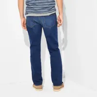 mutual weave Mens Easy-on + Easy-off Adaptive Stretch Fabric Straight Leg Jean