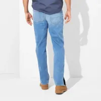 mutual weave Mens Easy-on + Easy-off Adaptive Stretch Fabric Straight Leg Jean