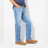 mutual weave Mens Easy-on + Easy-off Adaptive Stretch Fabric Straight Leg Jean