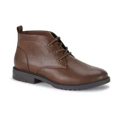 Frye and Co. Mens Oaken Flat Heel Lace Up Boots
