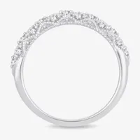 1/4 CT.T.W. Natural Diamond 10K or 14K White Gold Anniversary Wedding Band