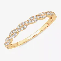 Signature By Modern Bride 1/5 CT.T.W. Natural Diamond 10K or 14K Gold Wedding Band