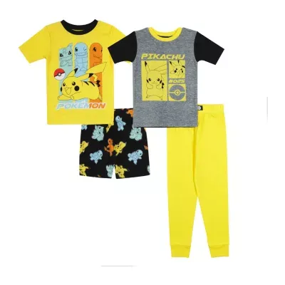 Little & Big Boys 4-pc. Pokemon Pajama Set