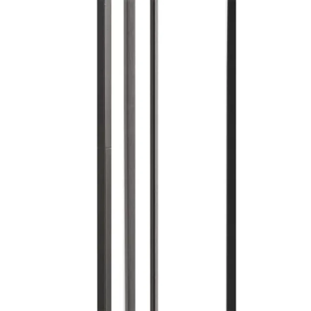 Martha Stewart Charlton Metal With Glass Shade Floor Lamp