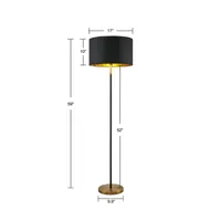 Martha Stewart Hunts Metal Floor Lamp