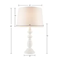 Martha Stewart Astoria Resin Buffet Table Lamp