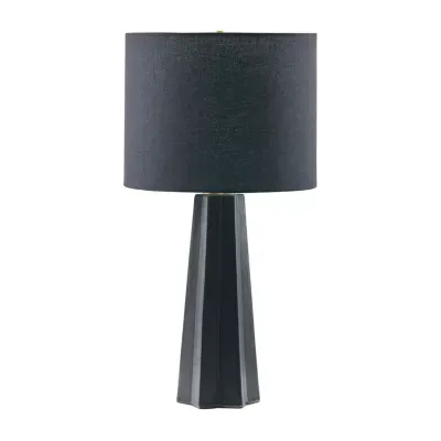 Martha Stewart Athena Geometric Ceramic Table Lamp