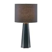 Martha Stewart Athena Geometric Ceramic Table Lamp