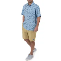 Guy Harvey Mens Short Sleeve Button-Down Shirt