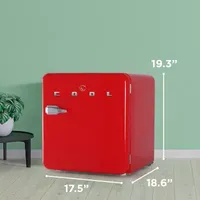 Commercial Cool 1.6 Cu. Ft. Retro Refrigerator