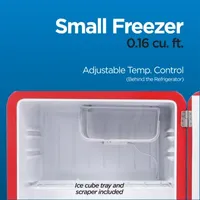 Commercial Cool 1.6 Cu. Ft. Retro Refrigerator