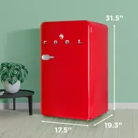 Commercial Cool 3.2 Cu. Ft. Retro Refrigerator