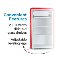 Commercial Cool 3.2 Cu. Ft. Retro Refrigerator