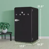 Commercial Cool 3.2 Cu. Ft. Retro Refrigerator