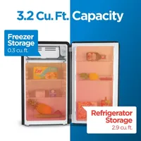 Commercial Cool 3.2 Cu. Ft. Retro Refrigerator