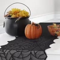 Elrene Home Fashions Crawling Halloween Table Runners