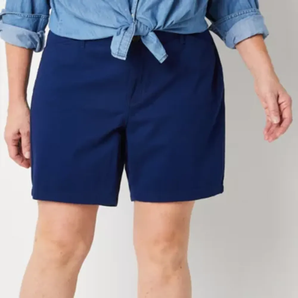 jcpenney womens cargo shorts