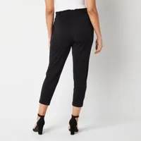 Bold Elements Womens Mid Rise Straight Pull-On Pants