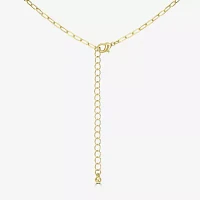 Bijoux Bar Delicates Gold Tone 18 Inch Cable Heart Pendant Necklace