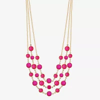 Liz Claiborne Layered 17 Inch Curb Strand Necklace