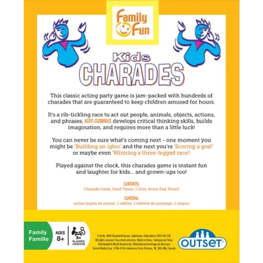 Cheatwell Games Kids Charades Game Board Game
