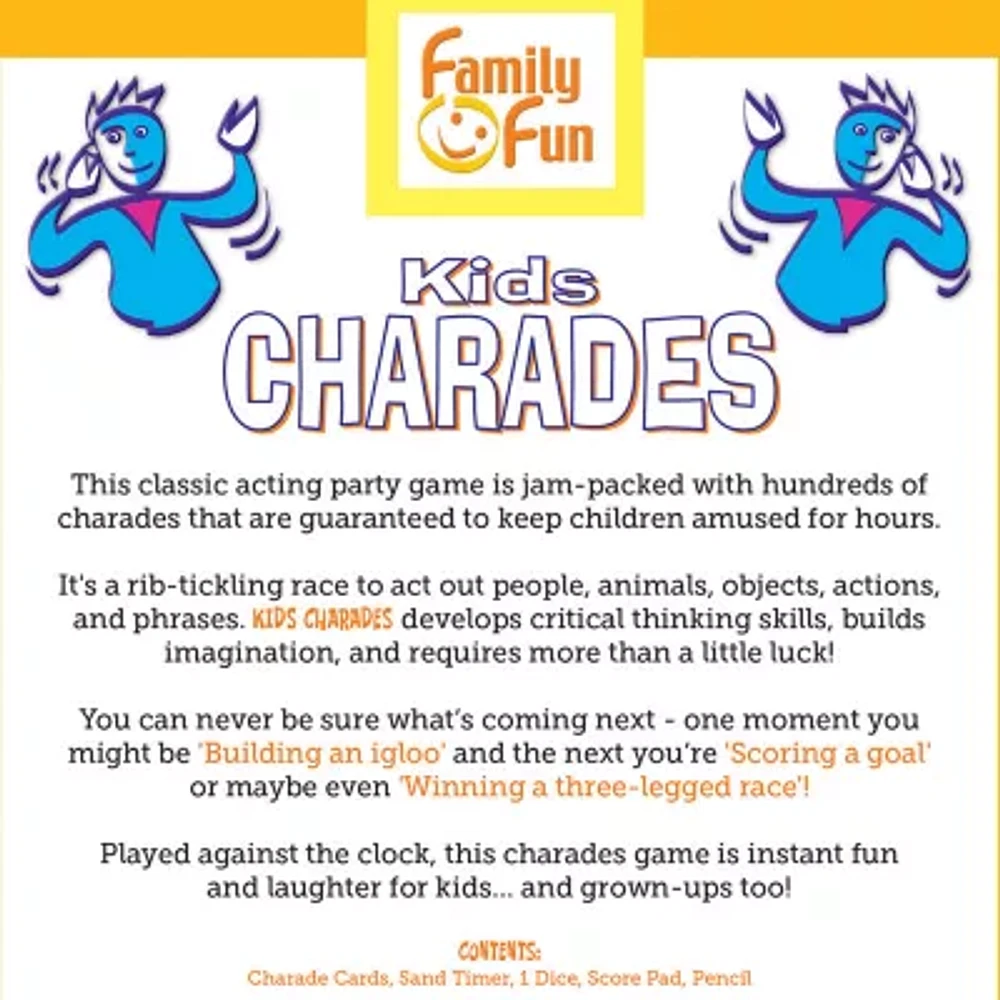 Cheatwell Games Kids Charades Game Board Game