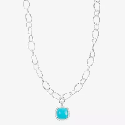 Monet Jewelry 17 Inch Link Pendant Necklace