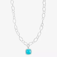 Monet Jewelry 17 Inch Link Pendant Necklace