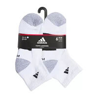 adidas Little & Big Boys 6 Pair Quarter Ankle Socks