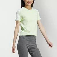 adidas Womens Crew Neck Short Sleeve T-Shirt