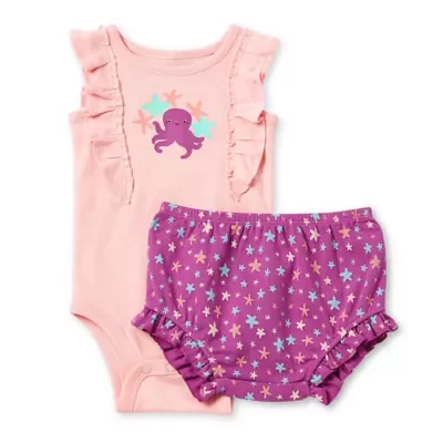 Okie Dokie Baby Girls 2-pc. Short Set