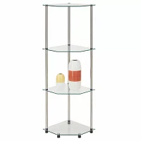 Wes 4-Tier Corner Shelf