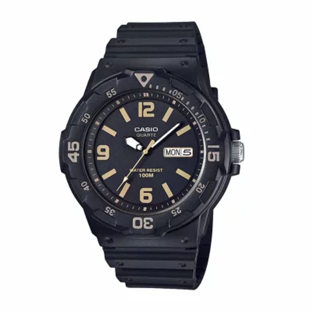 Casio Mens Black Strap Watch Mrw-200h-1b3vpb