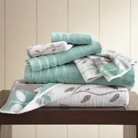 Pacific Coast Textiles Organic Vines Yarn Dyed 6-pc. Bath Towel Set