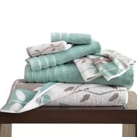 Pacific Coast Textiles Organic Vines Yarn Dyed 6-pc. Bath Towel Set